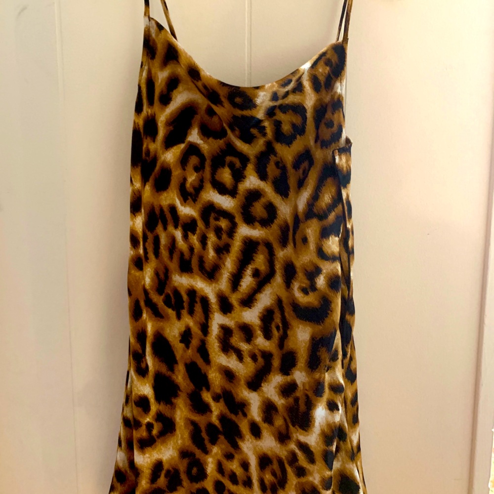 Cowl Neck Strap Slip Dress